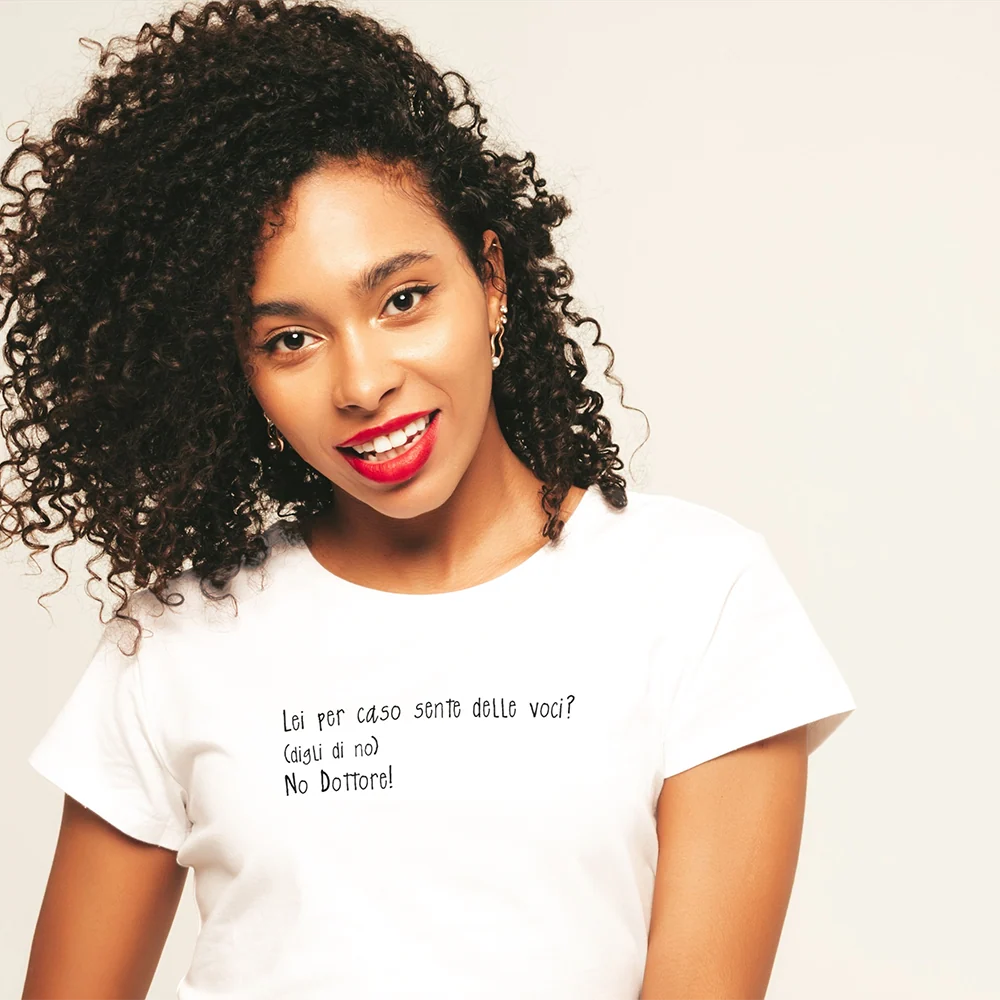 T-shirt Sento Voci – Maglietta sarcastica donna e uomo